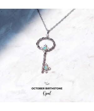 The Birthstone Magical Key Necklace The Birthstone Magical Key Necklace